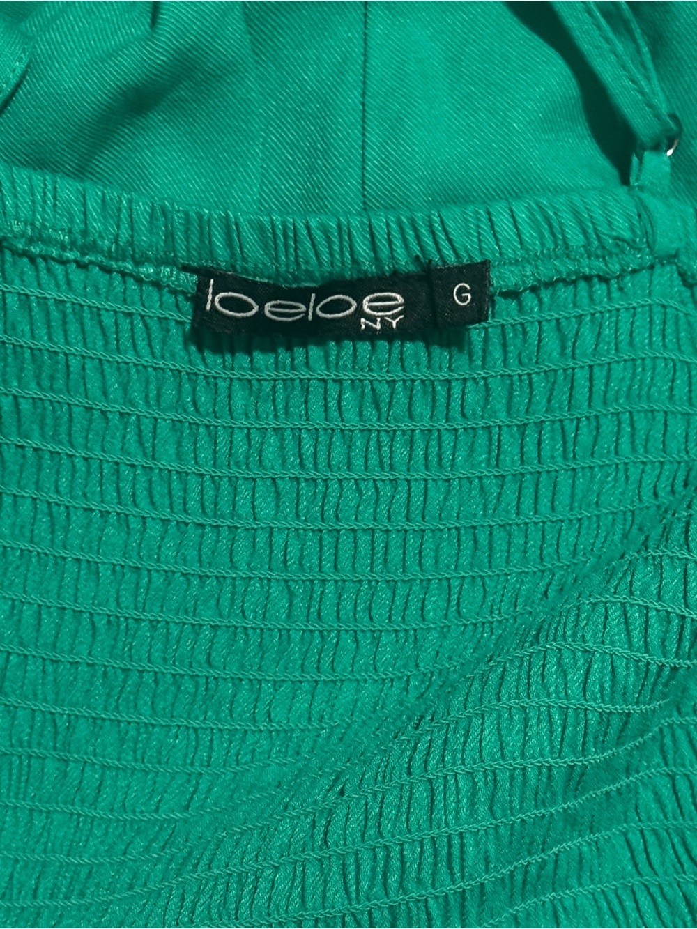 bebe Green Tiered Spaghetti-Strap Dress - Picture 4 of 4